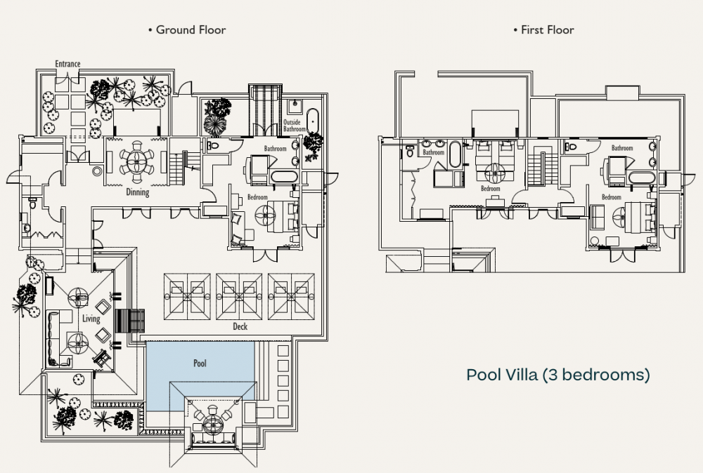 Pool Villa 2 Bedroom/Pool Villa Beachfront 2 Bedrooms, Constance Belle Mare Plage Mauritius 5*