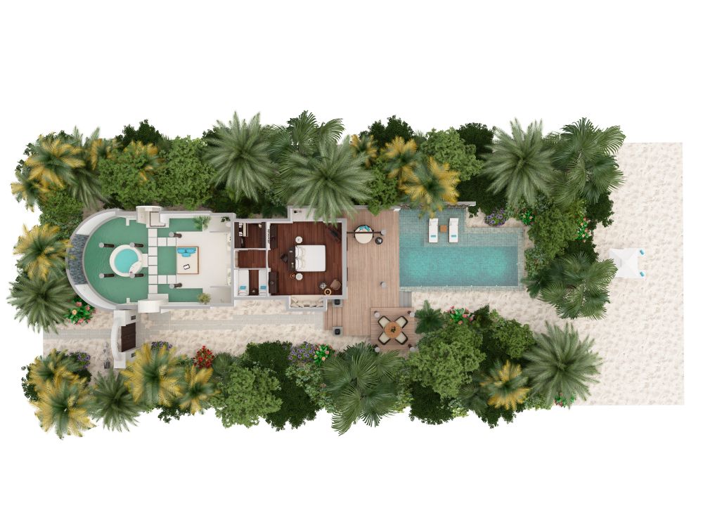 One Bedroom Family Beach Pool Villa, Anantara Kihavah Villas 5*