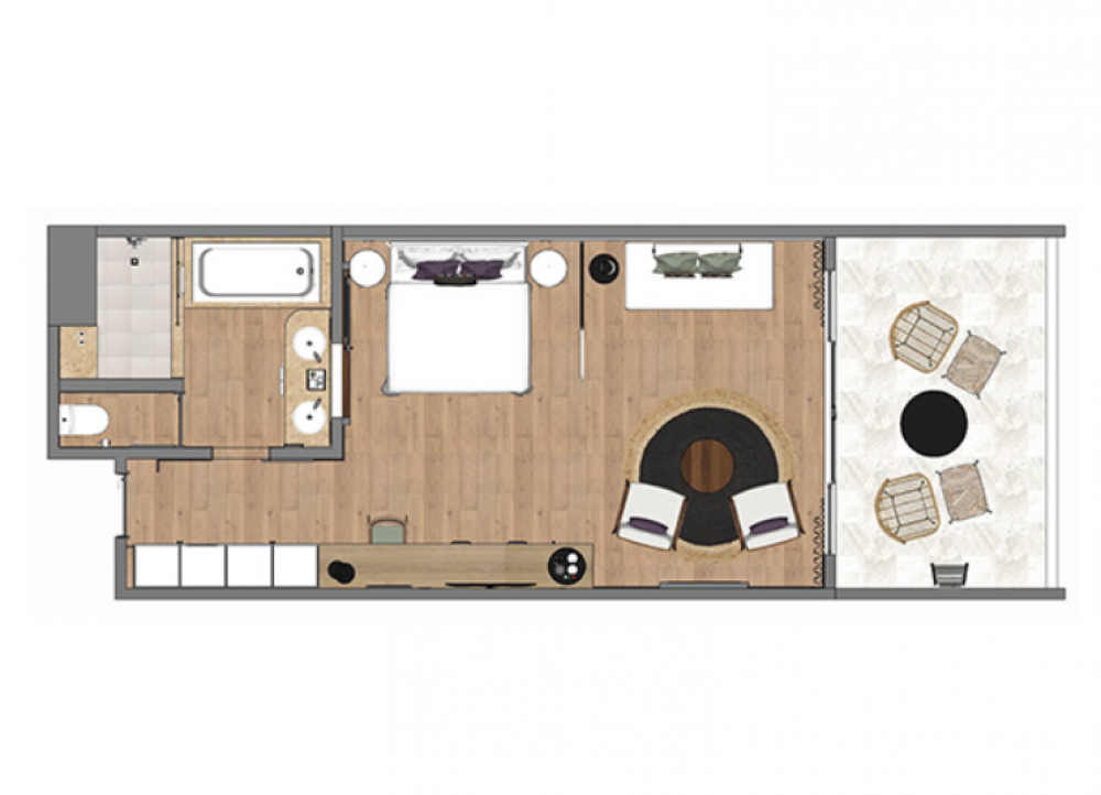 Superior 1st ﬂoor, Victoria Beachcomber Resort & SPA 4*