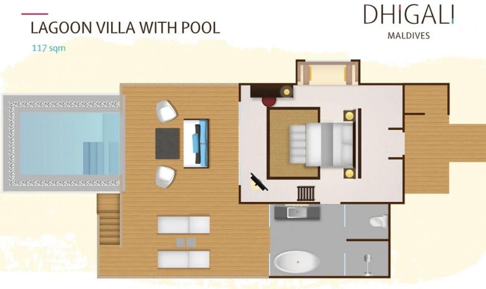 Beach Suites with Pool, Dhigali Maldives 5*