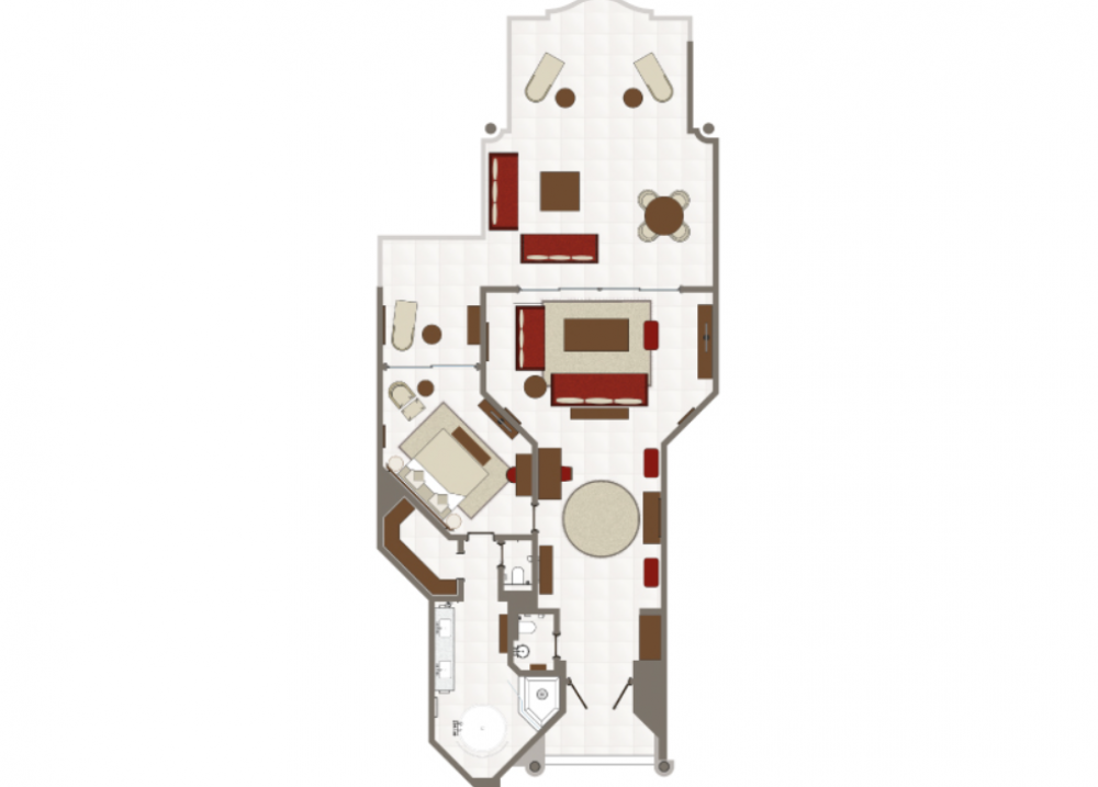 Penthouse (Signature Suite), Royal Palm Beachcomber Luxury 5*