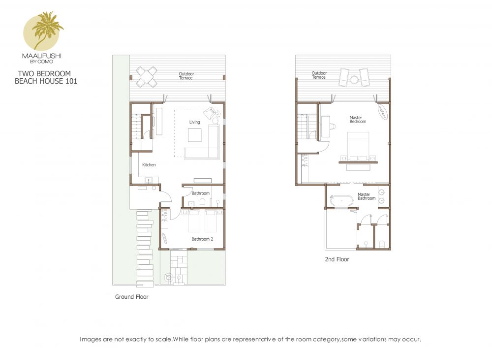 Two Bedroom Beach House, Como Maalifushi 5*