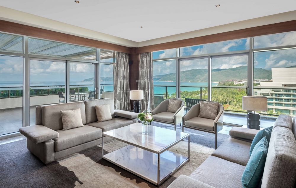 Three bedrooms panoramic ocean view suite, Mgm Grand Sanya 5*