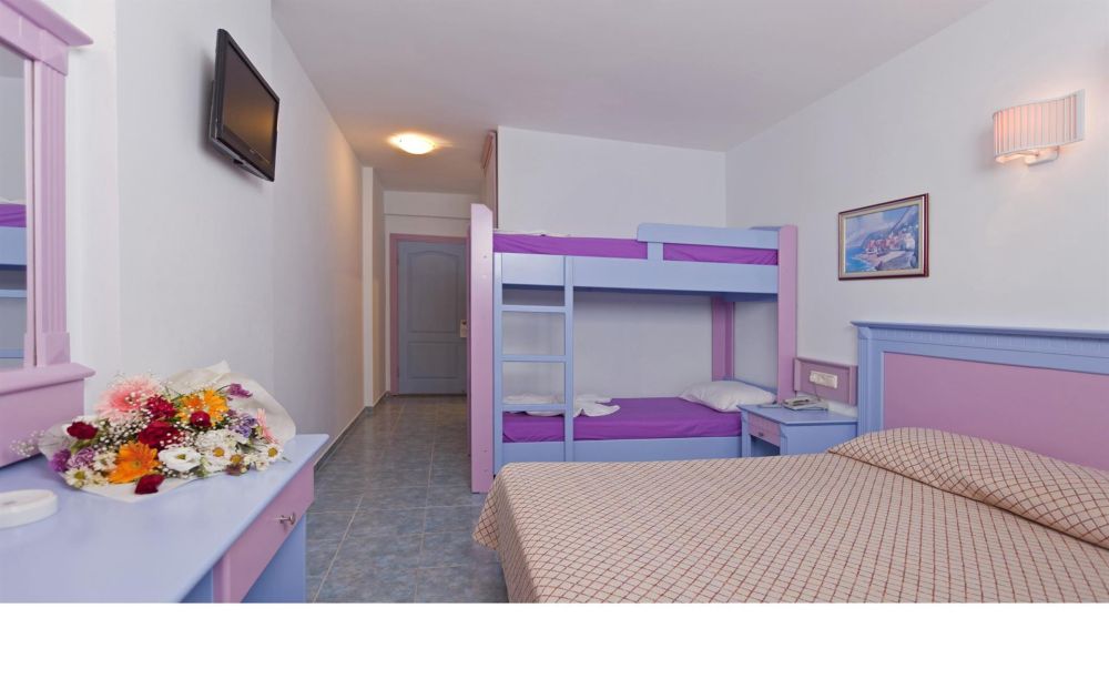 Family Room, Eva Beach Hotel (ex. Holiday Line Beach Hotel) 4*