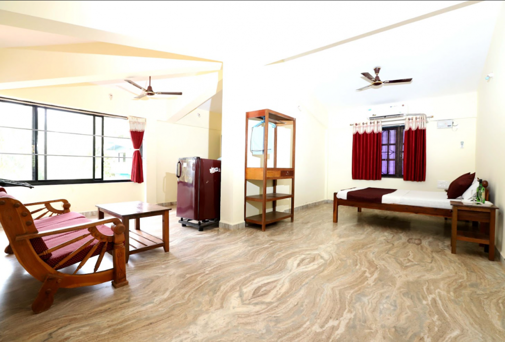 1 Bed Room Apt. AC with Kitchen, Morjim Sunset 3*
