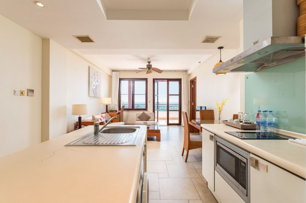 Two-Bedroom Suite with Ocean View, Aegean Suites Sanya Yalong Bay Resort 5*
