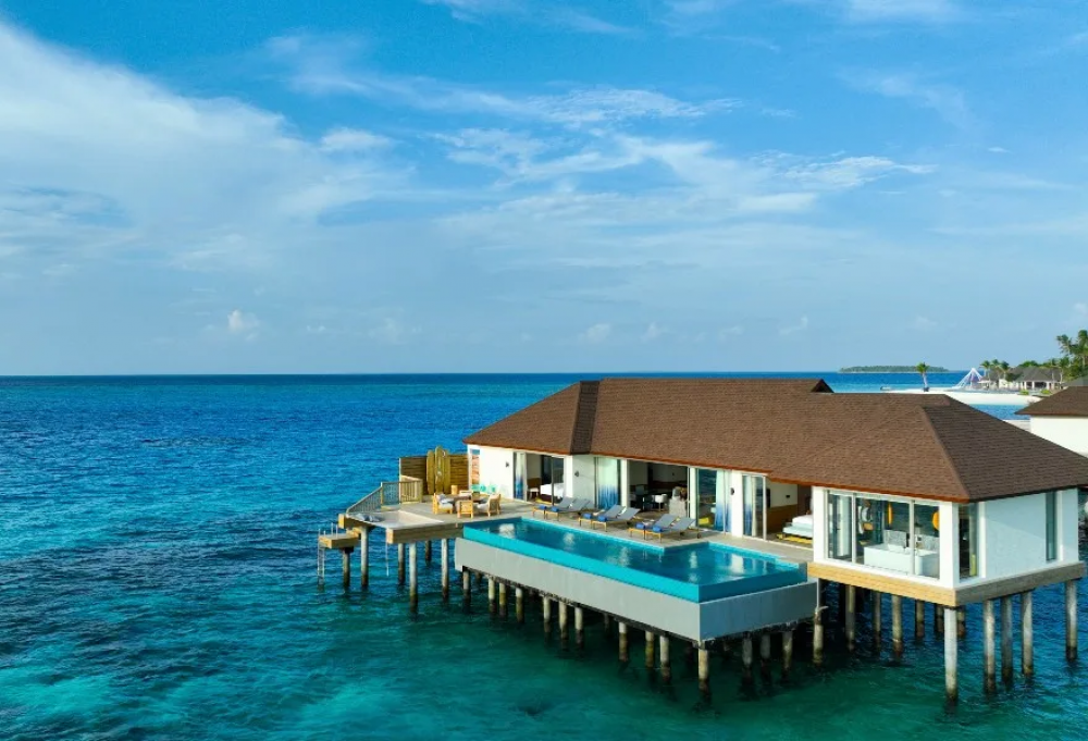 Two Bedroom Sunset Over Water Residence, Avani+ Fares Maldives Resort 5*