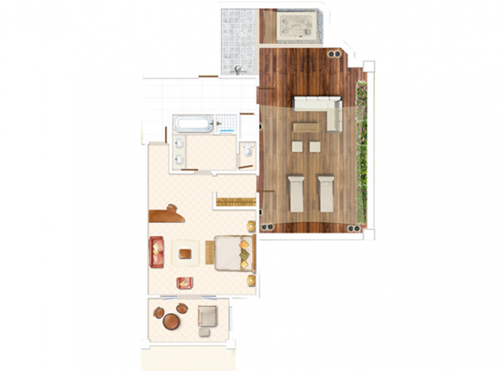 Rooftop Room, Shandrani Beachcomber Resort & SPA 5*