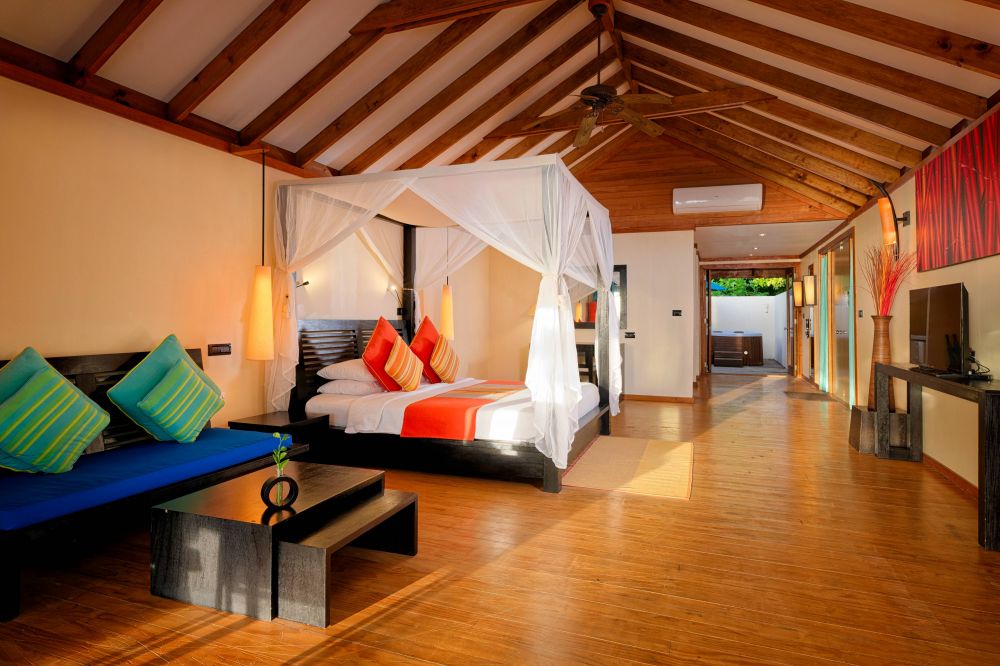 Premium Beach Villa with Whirlpool, Canareef Resort (ex. Herathera Island Resort) 4*