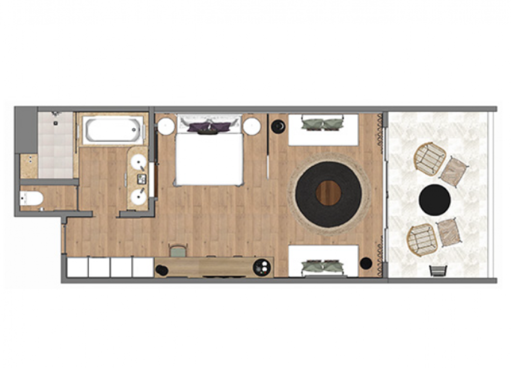 Deluxe/Deluxe Ground Floor, Victoria Beachcomber Resort & SPA 4*