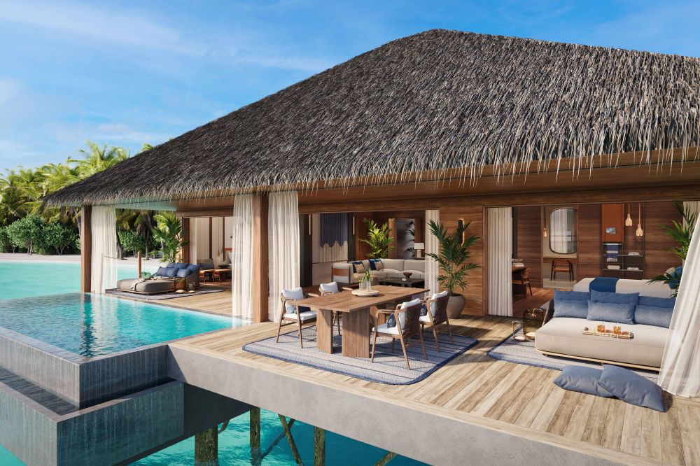 2 Bedroom Water Suite with Private Pool, V Villas Maldives At Mirihi (ex. Mirihi Island Resort) 5*