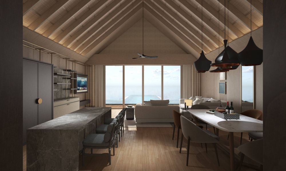 Overwater Ocean Residence (ex.3 Bedroom Ocean Residence), JW Marriott Kaafu Atoll Island Resort 5*