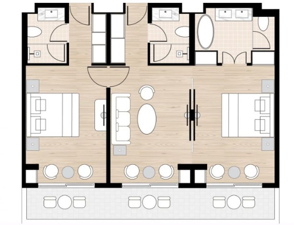Luxury Suite 2 Bedroom, Grecotel Filoxenia Hotel 4*