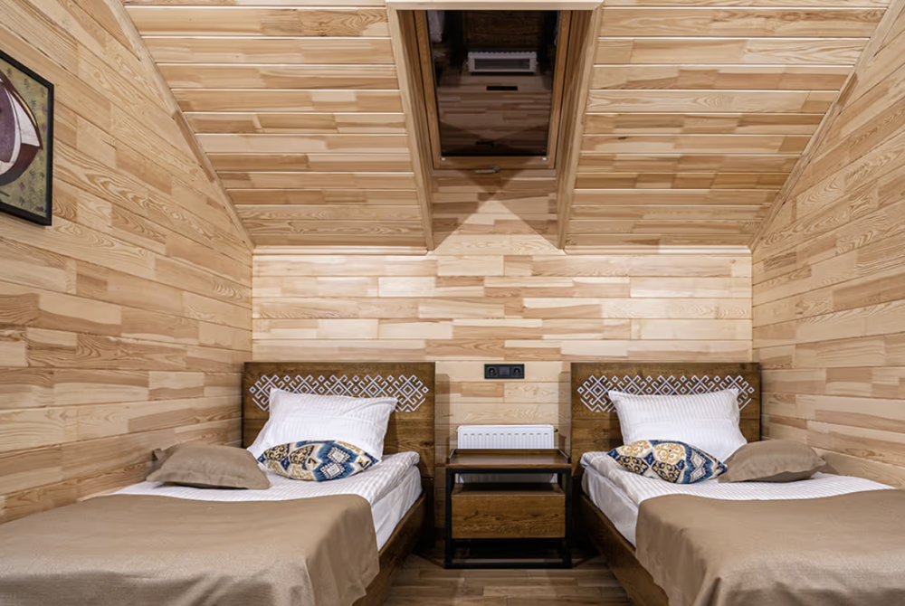 Дуплекс с кухней 2 спальни, Ruta Resort Polianytsia 3+