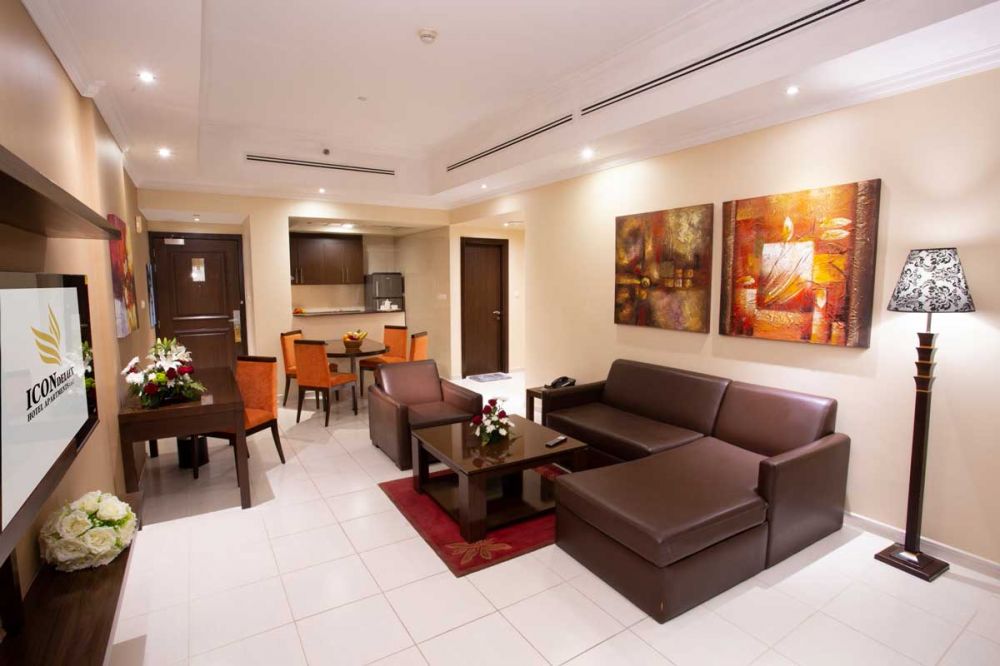 Deluxe One Bedroom Apartment with Balcony, Icon Delux Hotel Apatment (ex. Abidos Hotel Apartment Al Barsha) 