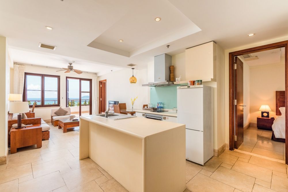 Two-Bedroom Suite with Ocean View, Aegean Suites Sanya Yalong Bay Resort 5*