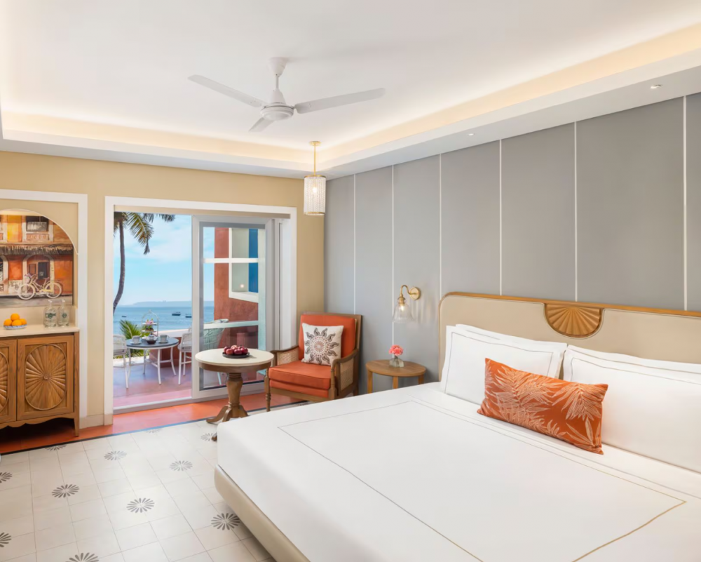 Deluxe Room, Sea View with sit-out, Taj Cidade De Goa Heritage (ex.Cidade De Goa) 5*