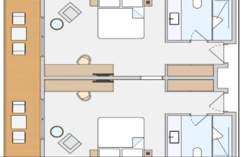 Family Room Comfort Main Building Connection Door, Robinson Nobilis 5*
