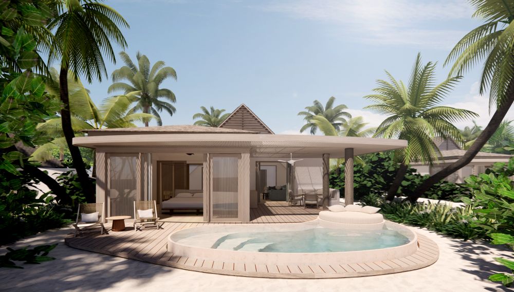 Temptation Beach Pool Villa, LUX* South Ari Atoll 5*
