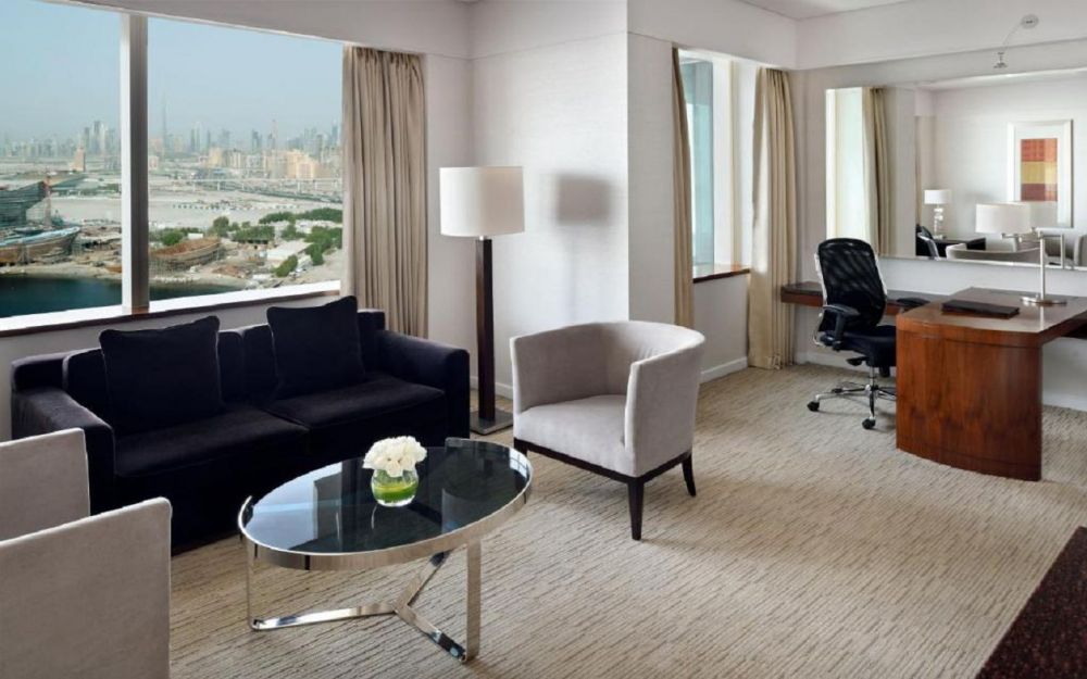 One King One Bedroom Suite Waterfront View, Crowne Plaza Dubai Festival City 5*
