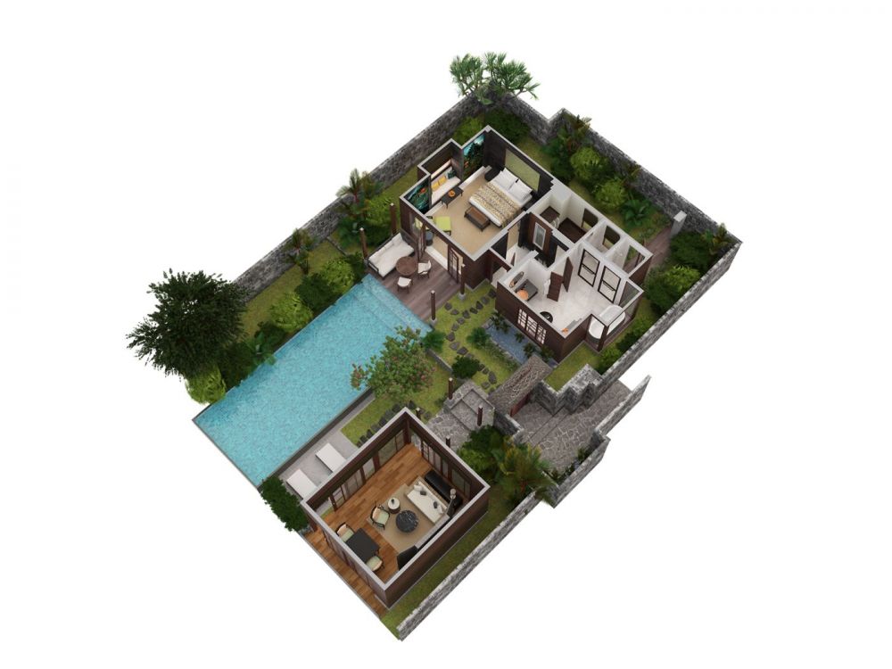 One Bedroom River Front Pool Villa, Mandapa, a Ritz-Carlton Reserve 5*