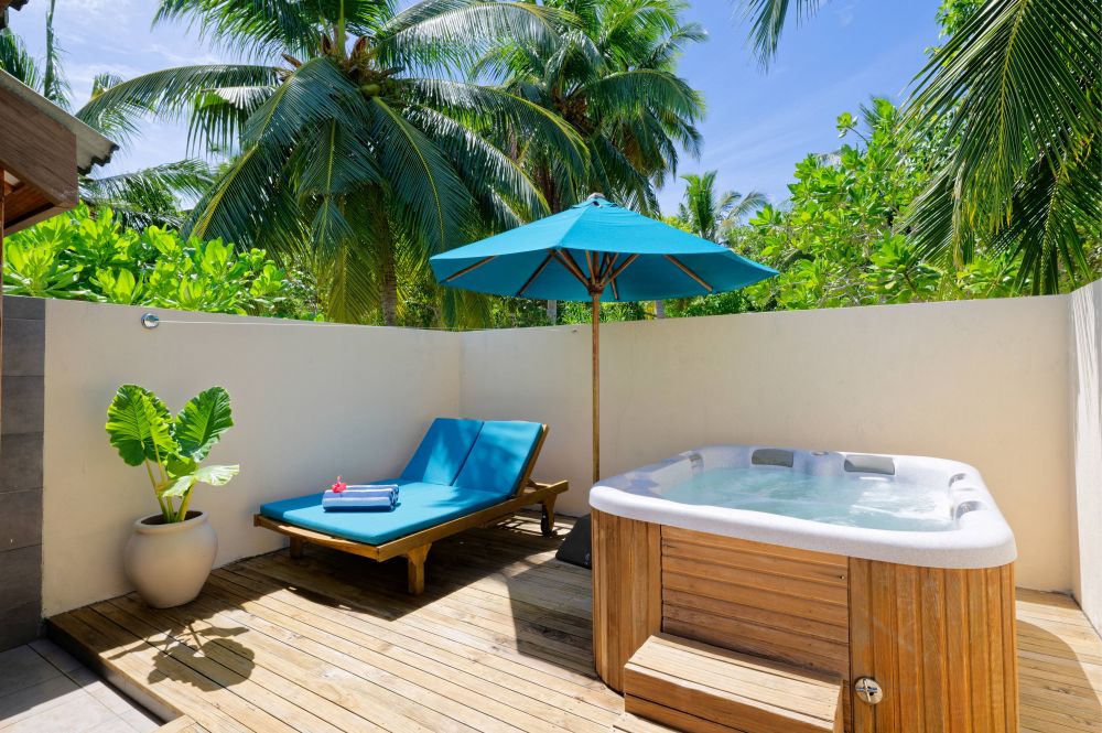 Premium Beach Villa with Whirlpool, Canareef Resort (ex. Herathera Island Resort) 4*