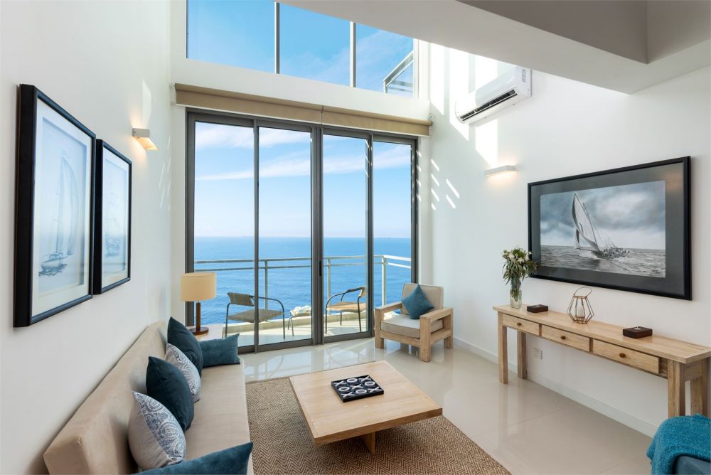 Three Bedroom Partial/Direct SV (Penthouse Partial/Direct SV), Ocean Front Condominium - Galle 4*