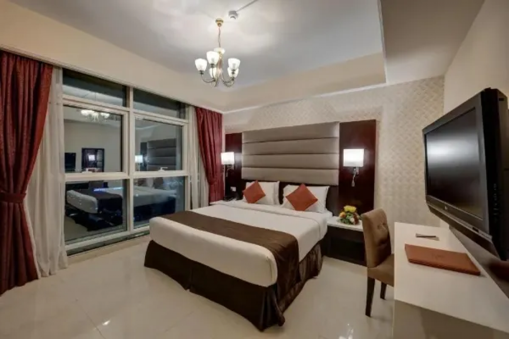 One Bedroom Suite with Burj Khalifa View, Sunday Mega Hotel Sheikh Zayed Road (ex. Emirates Grand Hotel) 4*