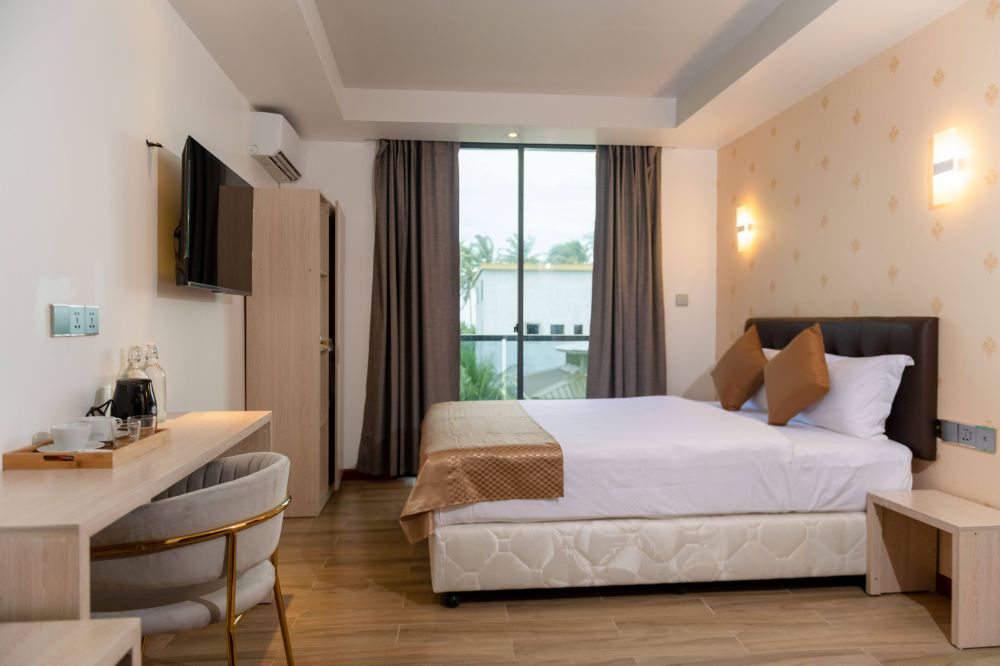 Deluxe Double Room with Sea View Balcony, Ari Grand 