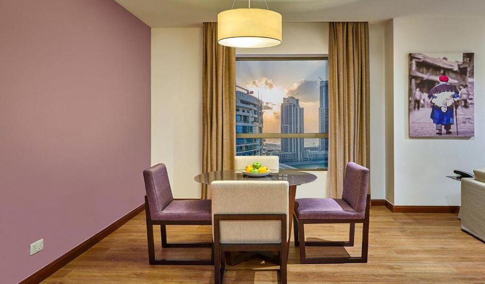 One bedroom King Suite Partial Sea View, Ramada Hotel & Suites By Wyndham Jbr (ex. Hawthorn Suites) 4*