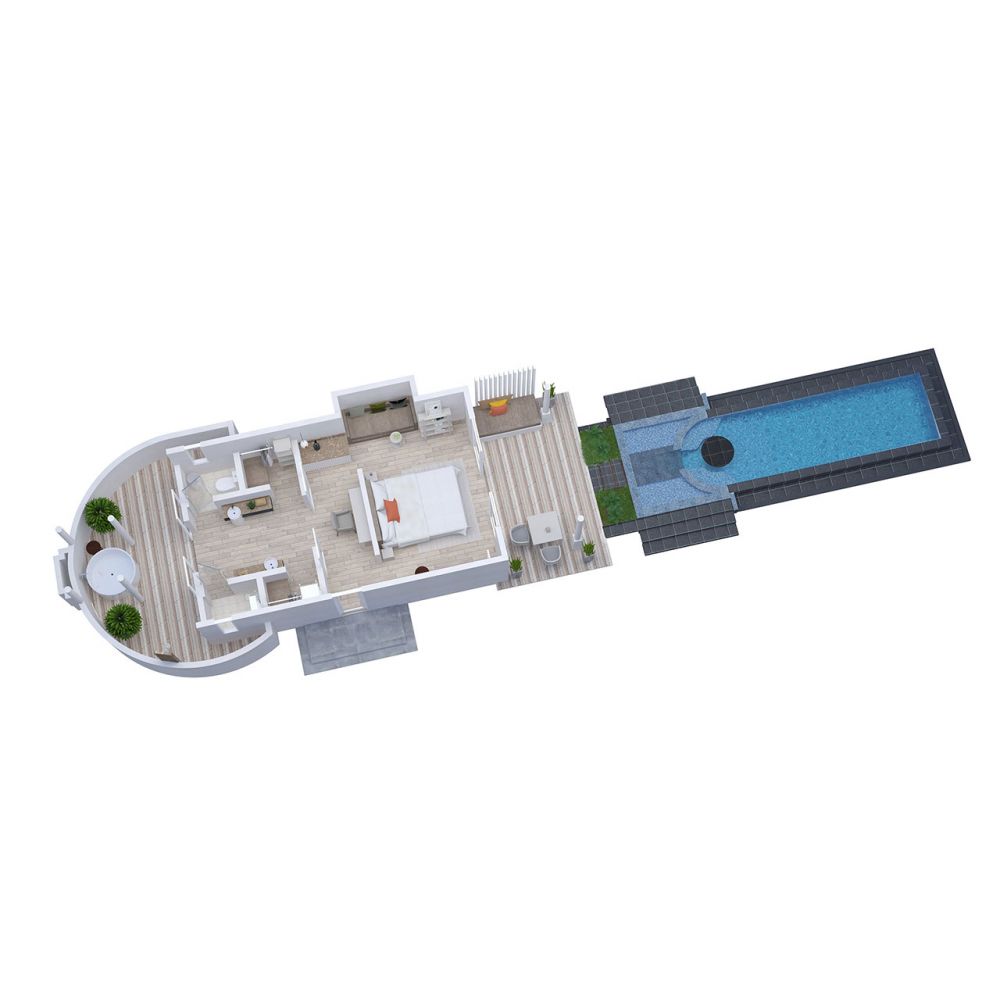 Beachfront Infinity Pool Villa, LUX* South Ari Atoll 5*