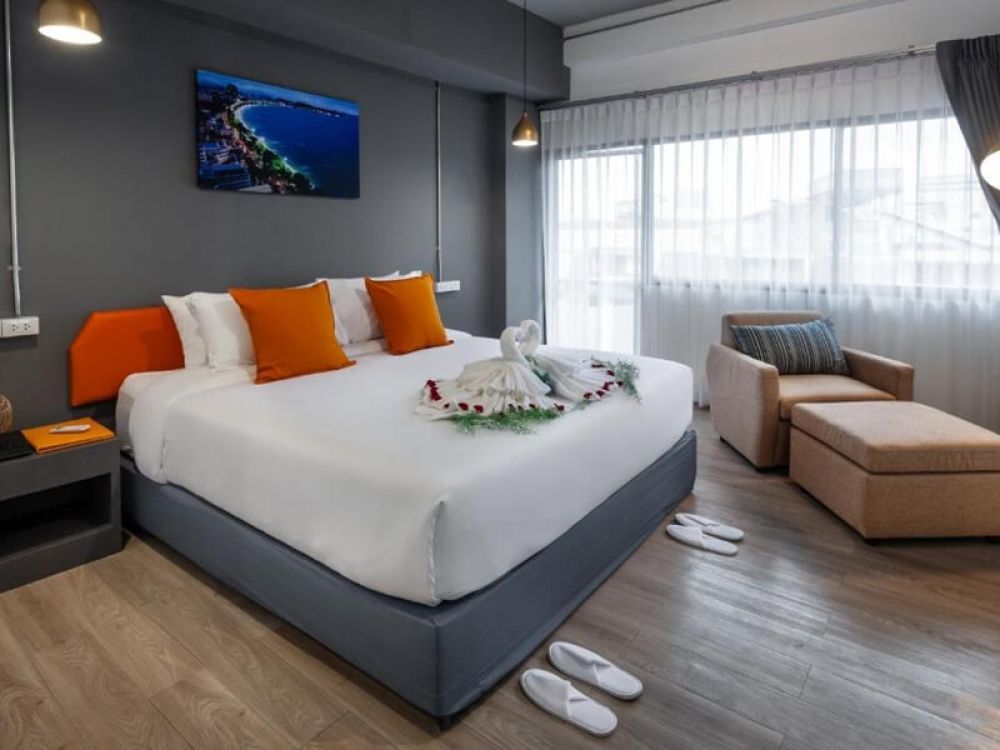 Deluxe Sea View Room, 7 Days Premium Hotel Pattaya 3*