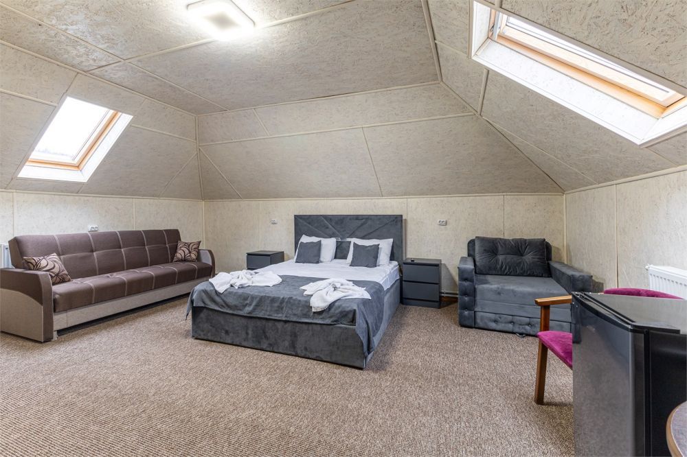 Однокомнатный Люкс Deluxe мансарда 4х местный, Villa Vlad 3*