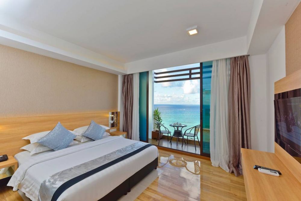 Deluxe Double Room with Balcony and Seaview, Arena Beach Hotel Maldives 