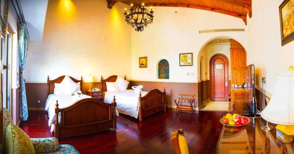 Tinglan Superior Twin Bed Room (Spanish Style Superior Twin Bed Room), YueHai·Sanya Blossom (ex. Best Western Sanya International) 5*