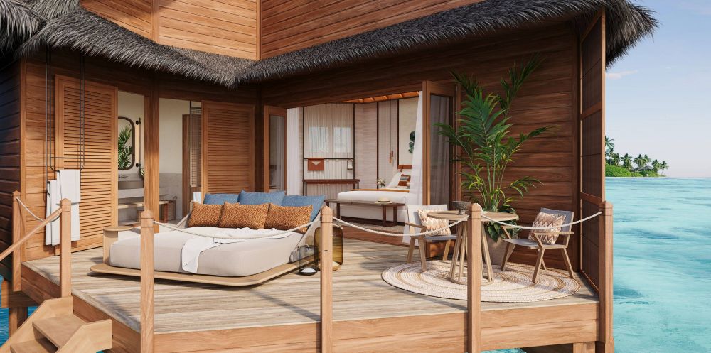 2 Bedroom Water Suite with Private Pool, V Villas Maldives At Mirihi (ex. Mirihi Island Resort) 5*