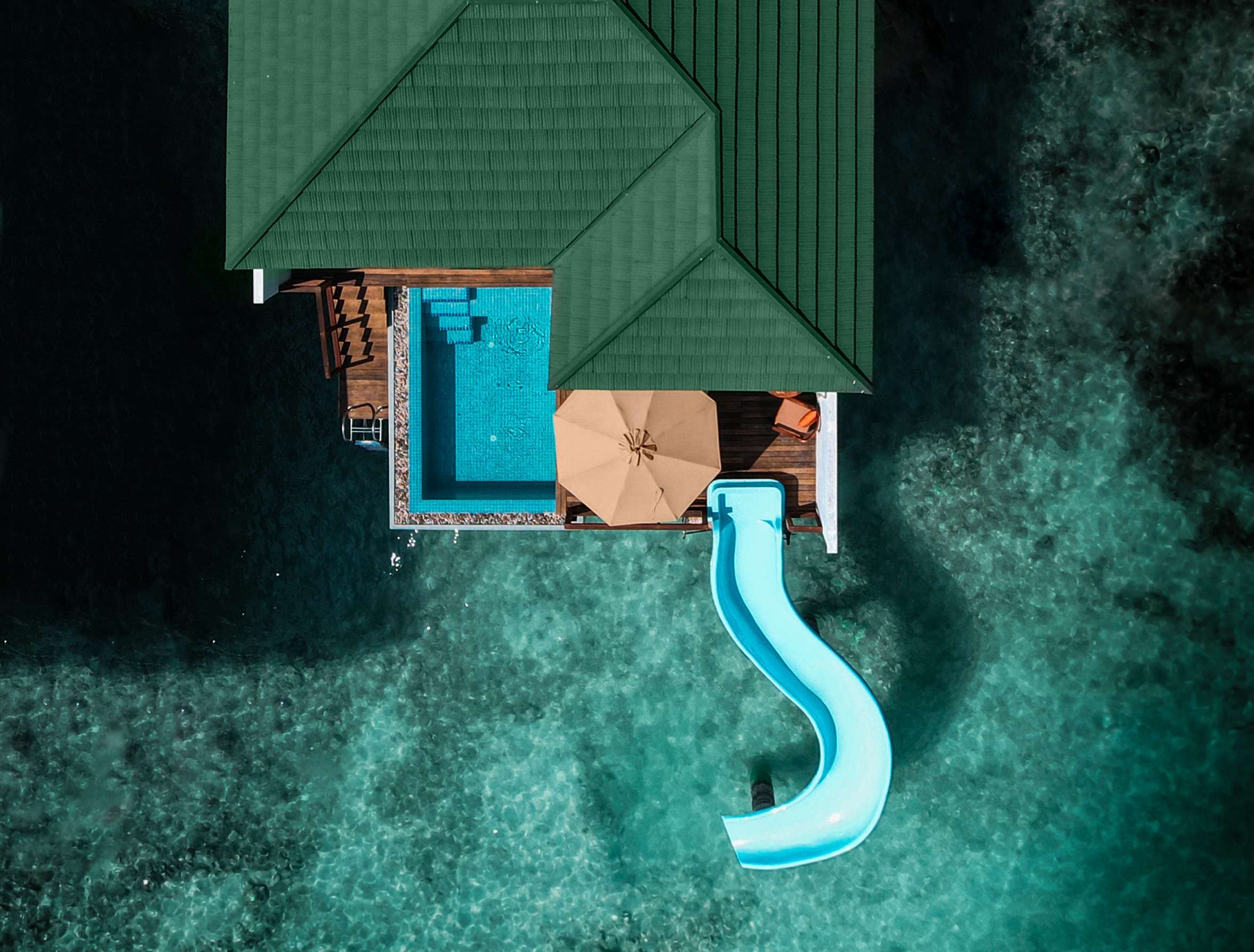 Water Villas with Pool + Slide, Siyam World Maldives 5*
