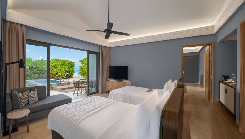 2 Bedroom Beach Pool, Le Meridien Maldives Resort & SPA 5*