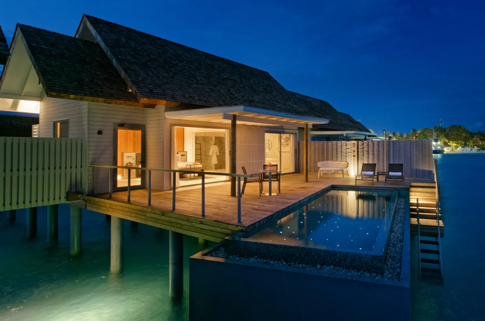 Over Water Villa With Private Pool / Sunset Over Water Villa With Private Pool, Outrigger Maldives Maafushivaru Resort (ex. Lti Maafushivaru Maldives) 5*