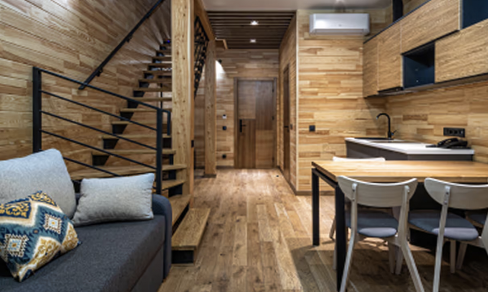 Дуплекс с кухней 2 спальни, Ruta Resort Polianytsia 3+