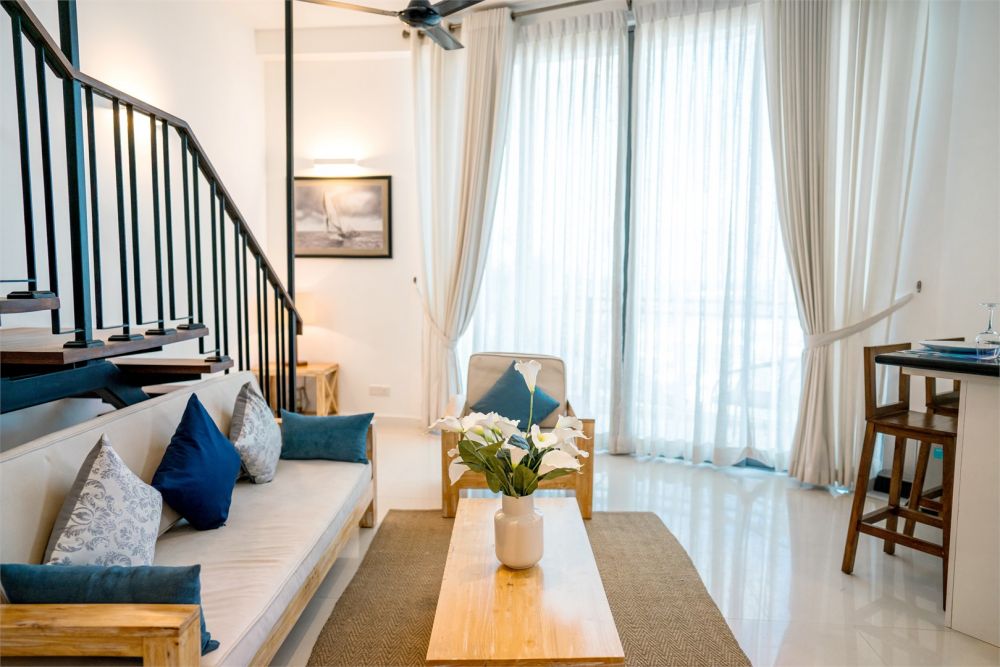 Two Bedroom Suite Partial/Direct Sea View, Ocean Front Condominium - Galle 4*