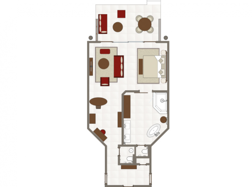 Tropical Suite, Royal Palm Beachcomber Luxury 5*