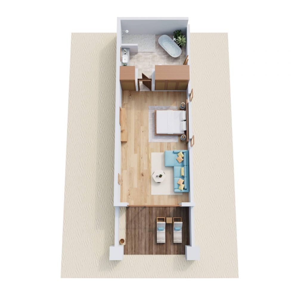 Deluxe Sunset Villa, NH Collection Maldives Reethi Resort (ex. Reethi Beach Resort) 4*