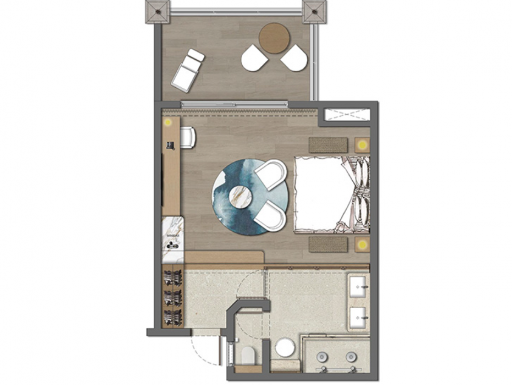 Bayview Room, Shandrani Beachcomber Resort & SPA 5*