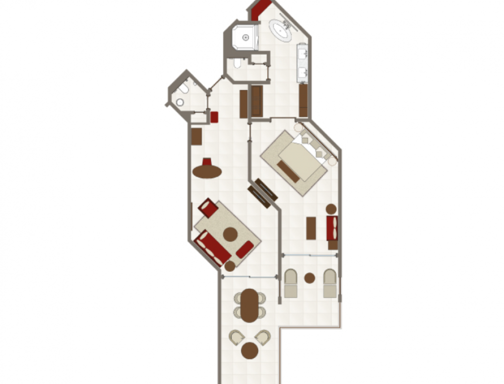 Ocean Suite, Royal Palm Beachcomber Luxury 5*