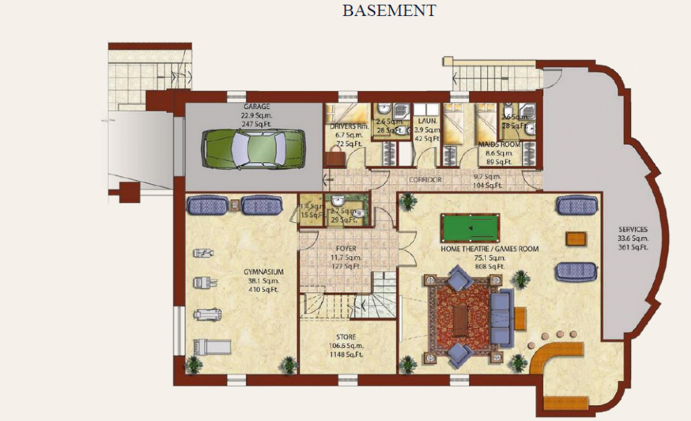 Royal Five Bedroom Villa, Kempinski Hotel & Residences Palm Jumeirah 5*