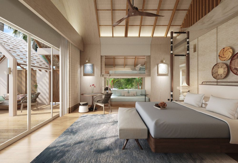 Family Beach Pool Villa (ex.1 Bedroom Beach Pool Villa), JW Marriott Kaafu Atoll Island Resort 5*