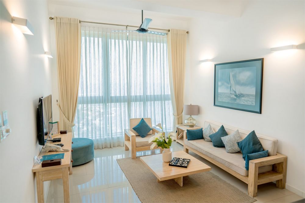 Two Bedroom Suite Partial/Direct Sea View, Ocean Front Condominium - Galle 4*