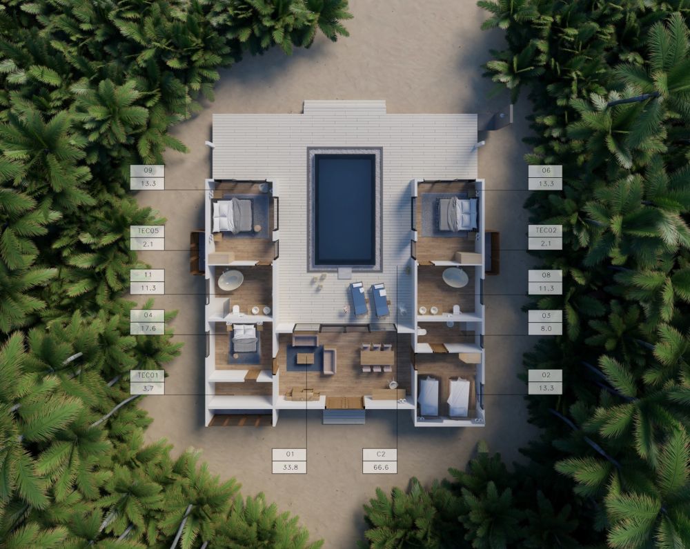 Four Bedroom Beach Pool Residence, Kuredhivaru Resort and Spa (ex.Movenpick Resort Kuredhivaru) 5*