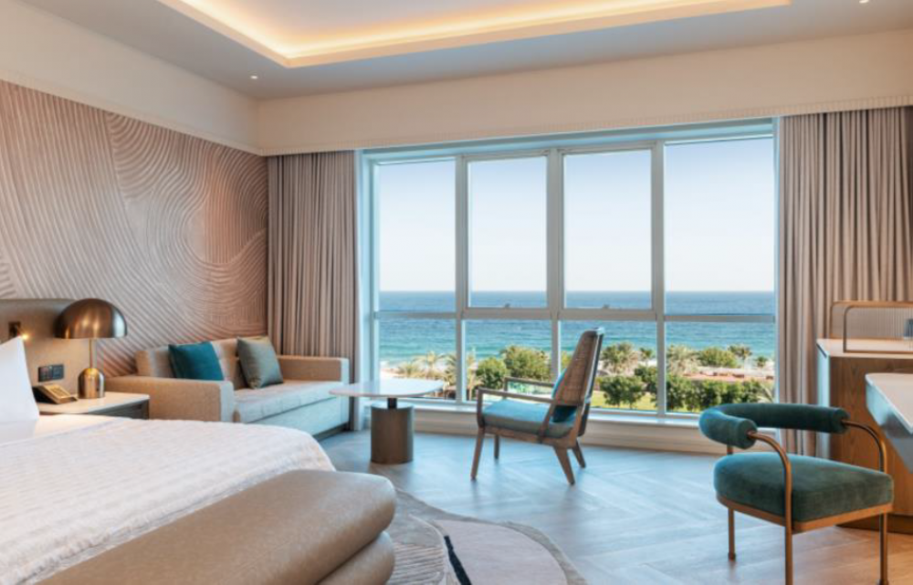 Deluxe Sea View, Le Meridien Al Aqah Beach Resort 5*